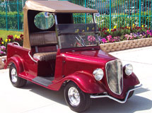 Classic golf buggy