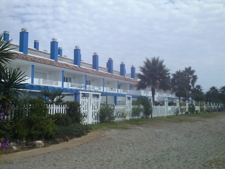 Townhouses on the beach