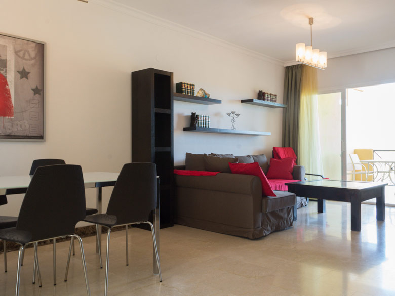 Living and dining area
